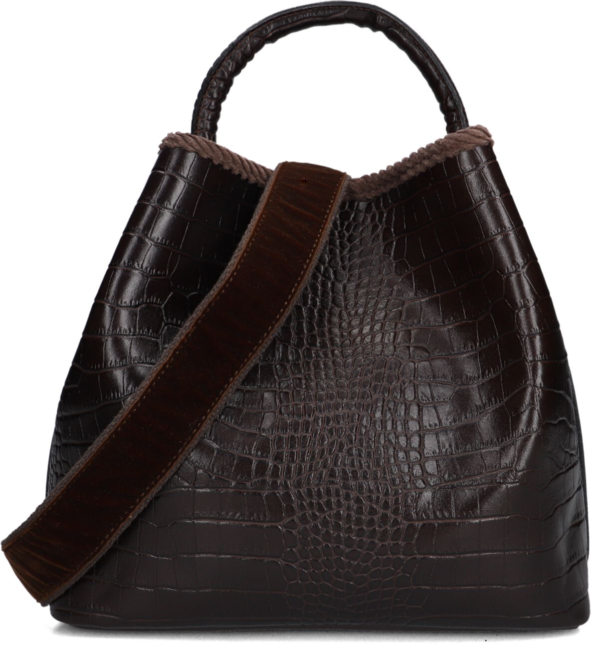 Viamailbag Viamailbag Handtas Dames Coral Cocco, Materiaal: Leer, Kleur: Bruin