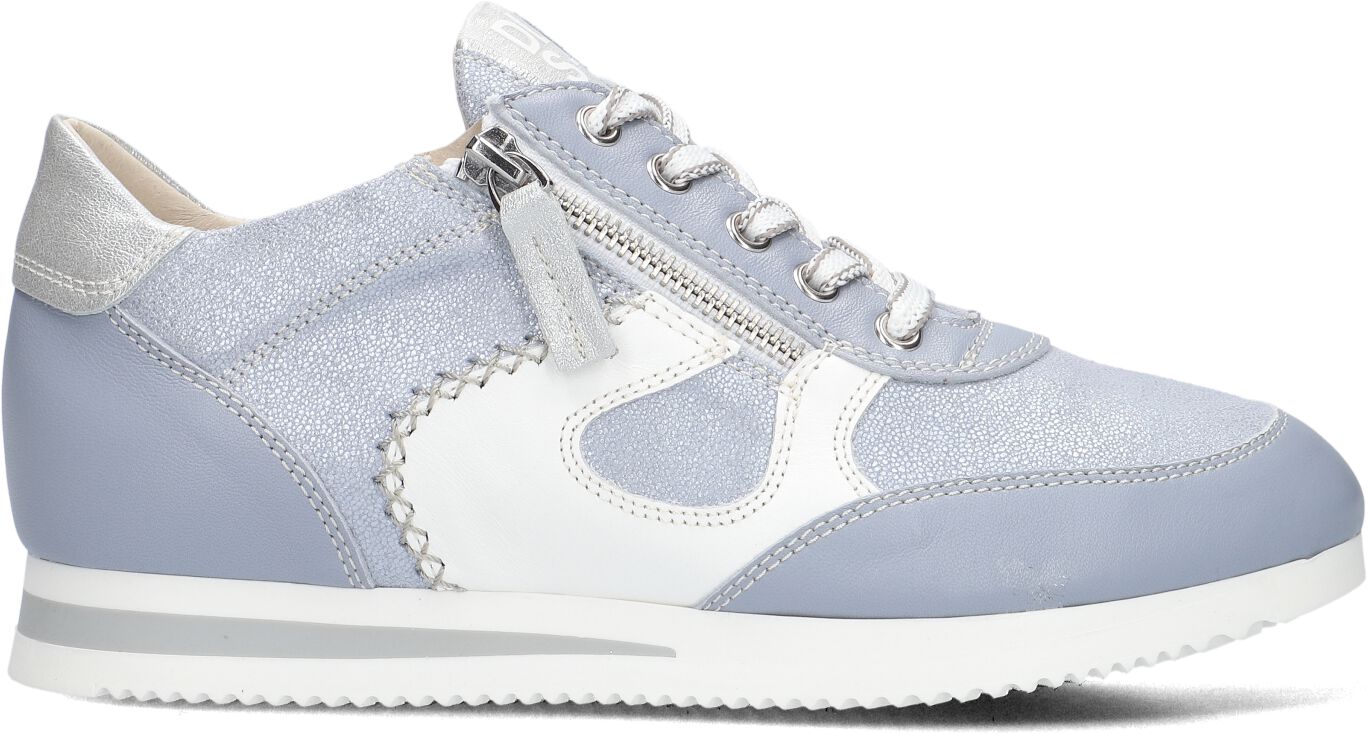 DL Sport Lage Sneakers Dames 6567, Maat: 36, Materiaal: Leer, Kleur: Blauw