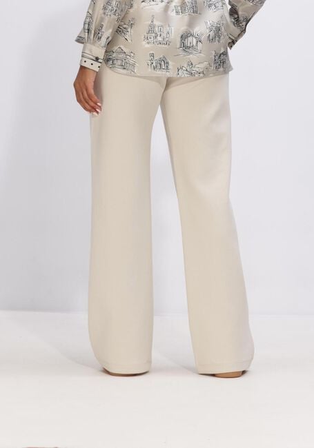 Ecru MAX MARA Wijde broek BALI - large