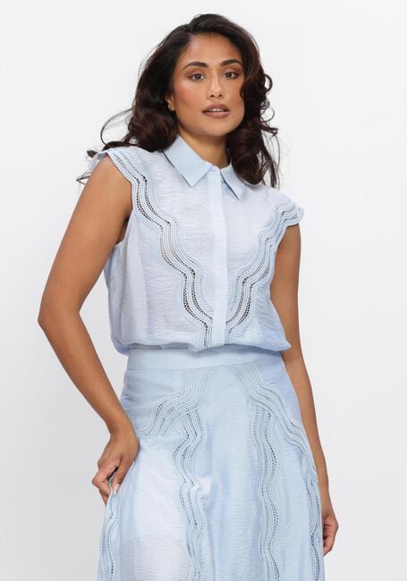 Lichtblauwe COPENHAGEN MUSE Top CMCOLE-SHIRT - large