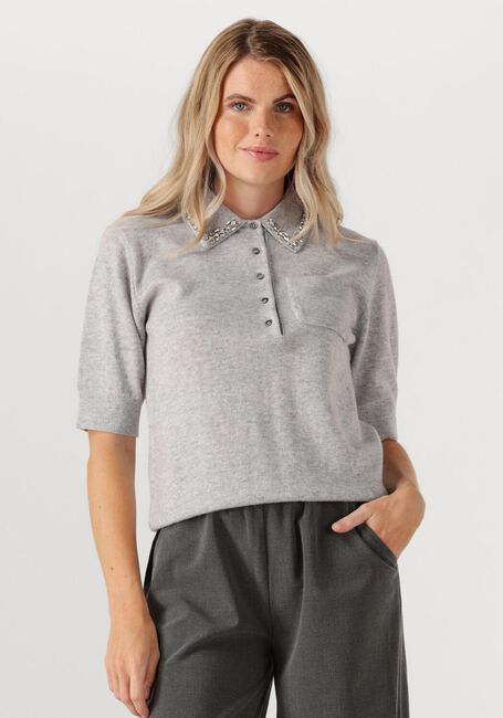 Lichtgrijze JANICE Sweater REBEL - large