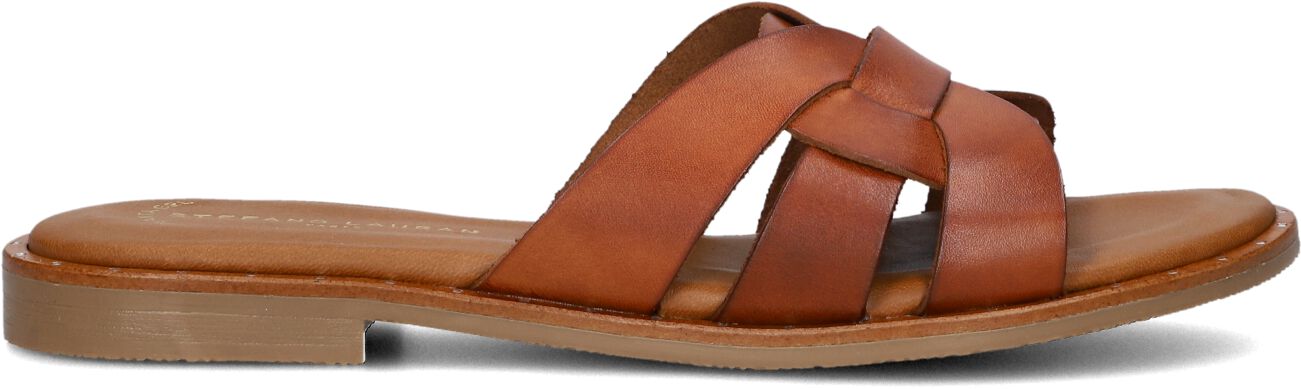 Stefano Lauran Slippers
Dames Led Knoop Slipper, Maat: 39, Materiaal: Leer, Kleur: Cognac