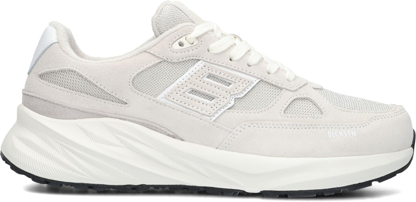 Blackstone Lage Sneakers Heren Flint Moss, Maat: 41, Materiaal: Suède, Kleur: Wit