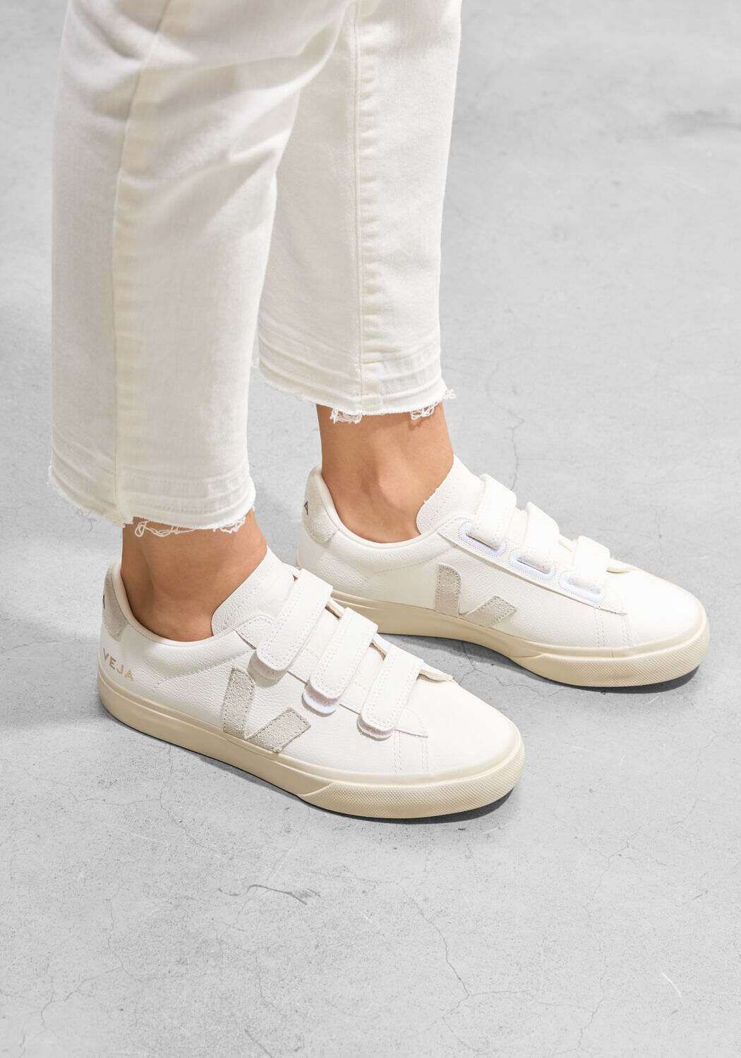 Witte VEJA Lage sneakers RECIFE LOGO - large