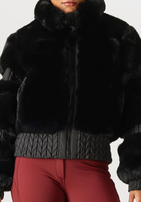 Zwarte GOLDBERGH Faux fur jas FURRY SKI JACKET - large