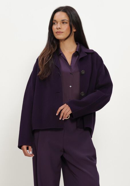 Paarse LUISA CERANO Vest DOUBLEFACE-JACKE - large