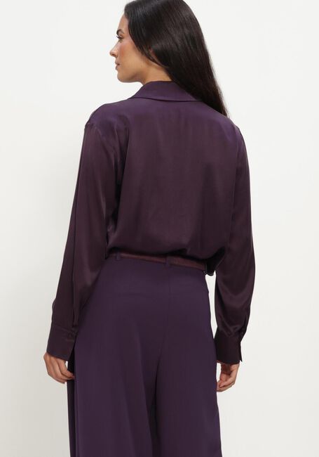 Paarse LUISA CERANO Blouses HEMDBLUSE AUS SEIDEN-MIX - large