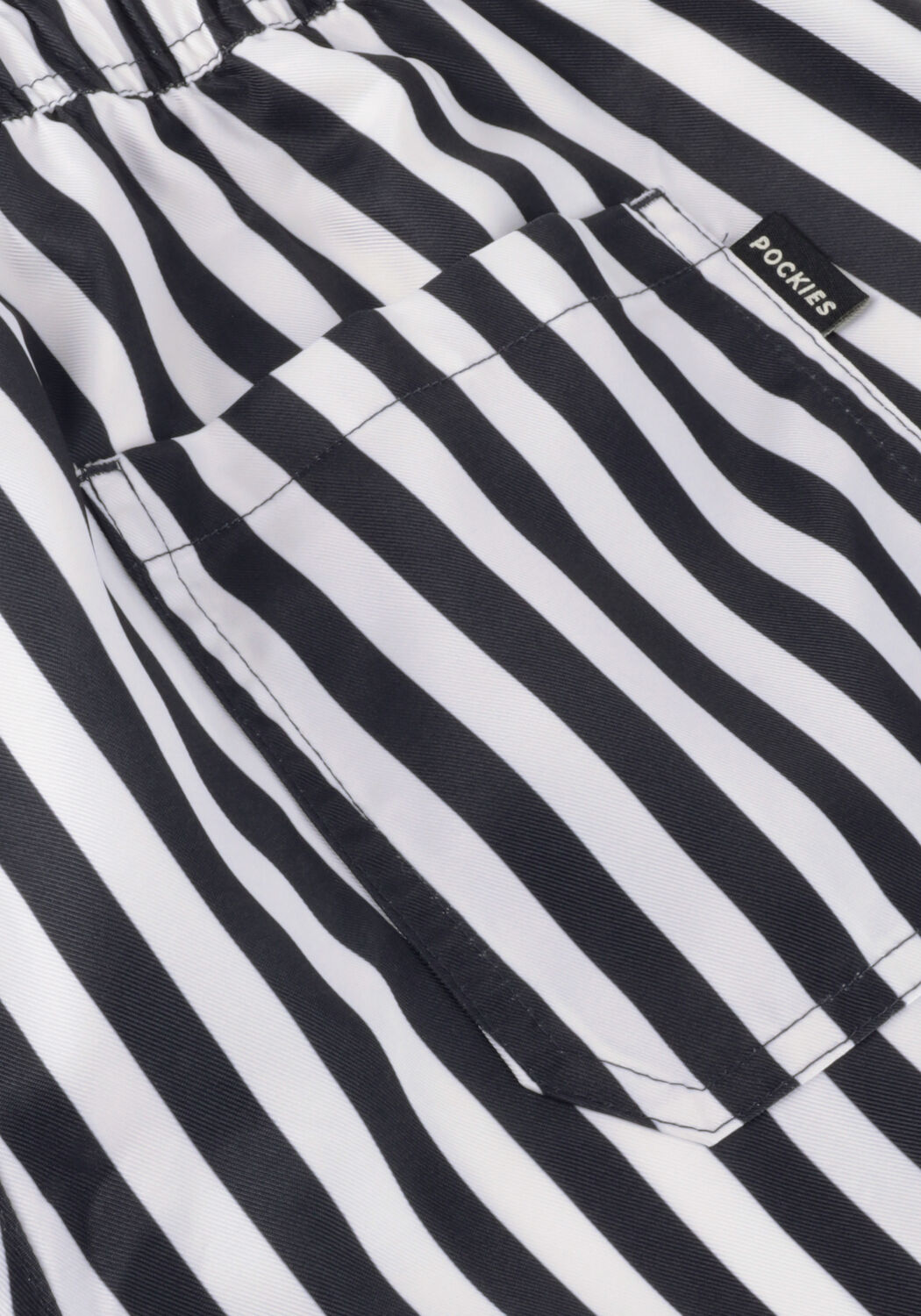 Zwarte POCKIES Zwembroeken STRIPE SHORTIES - large