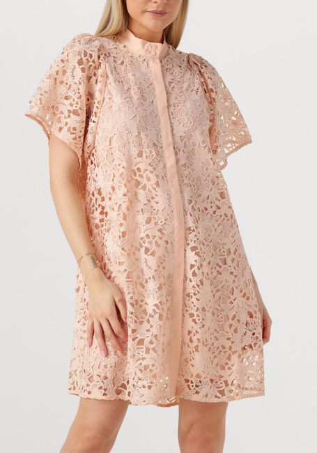 Lichtroze BRUUNS BAZAAR Midi jurk PHILLY DRESS - large