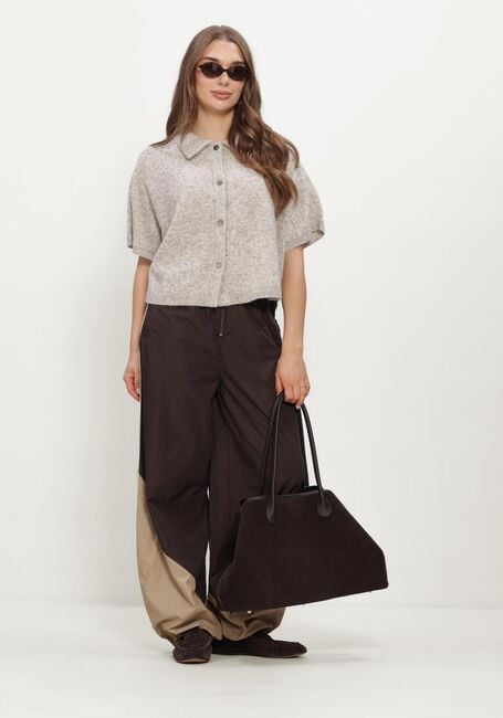 Grijze RUBY TUESDAY Truien/vesten VOISE KNITTED COLLAR CAPE TOP - large