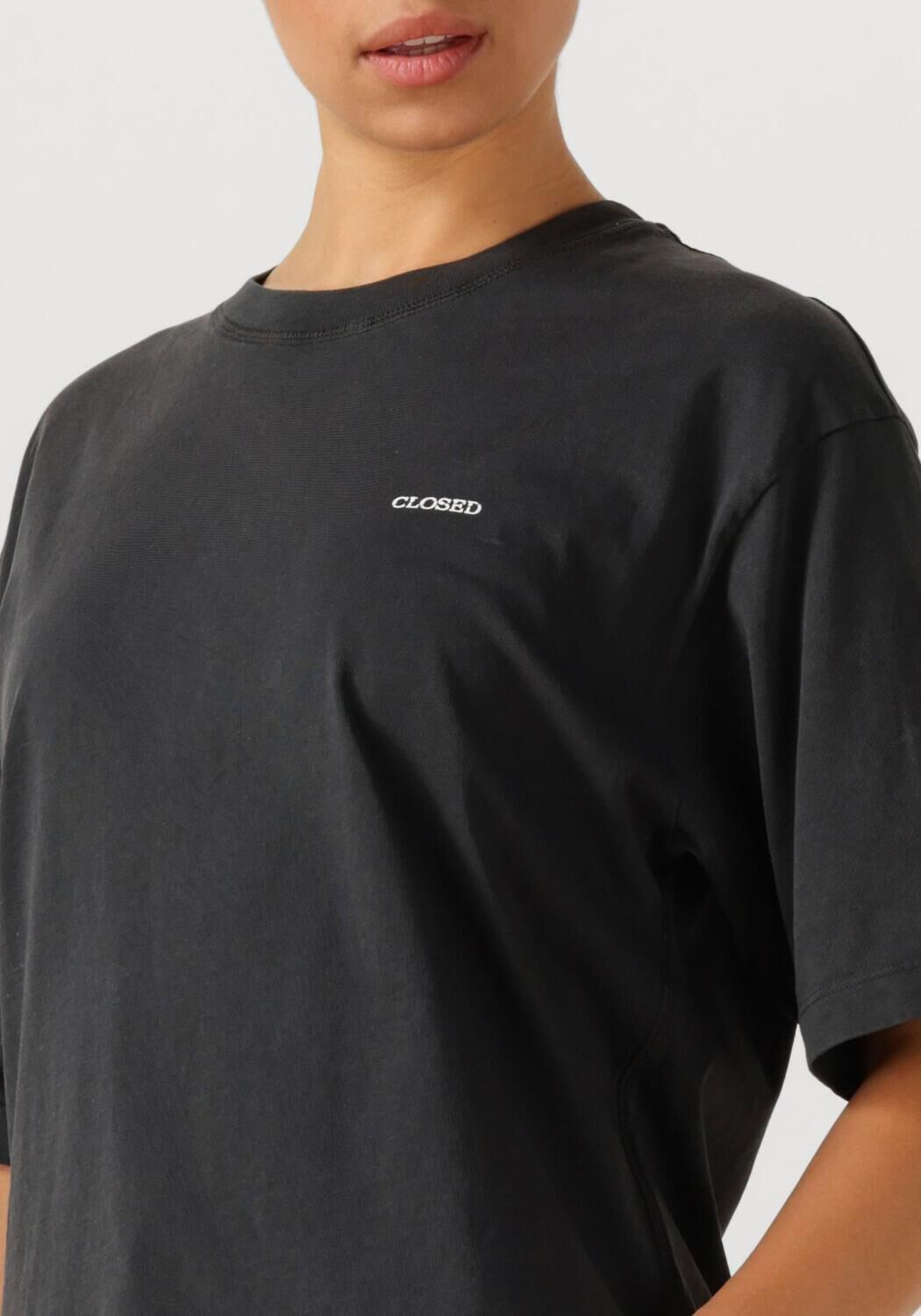 Zwarte CLOSED T-shirt RELAXED T-SHIRT - large