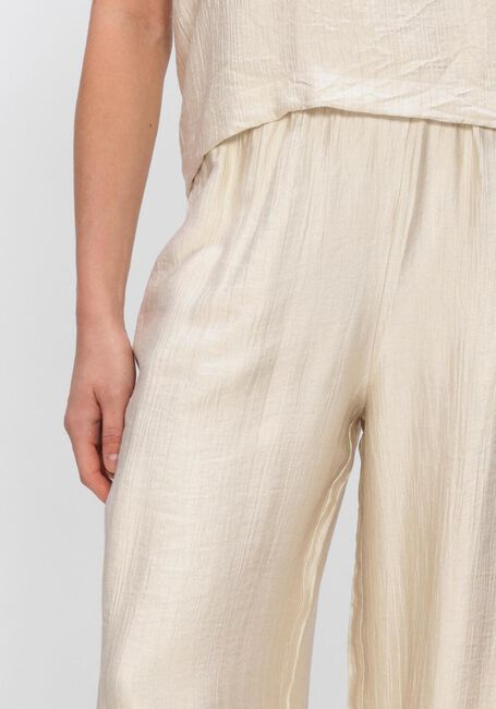 Creme KNIT-TED Wijde broek JANOU - large