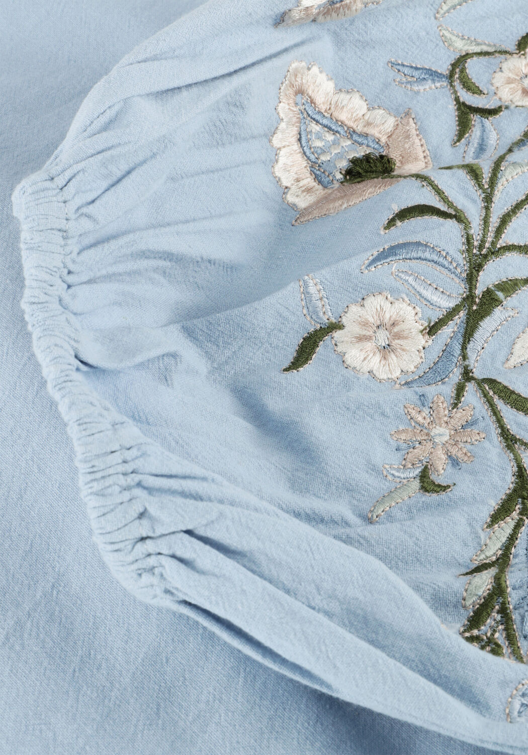 Lichtblauwe AIMEE THE LABEL Maxi jurk MIRANDA - large