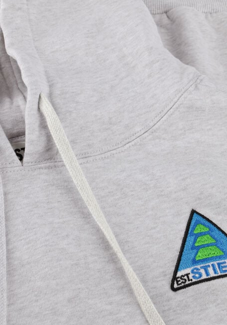 Lichtgrijze STIEGLITZ Trui CISCO HOODIE - large