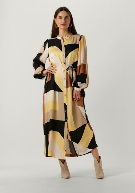 Multi SUMMUM Midi jurk DRESS GRAPHIC LINES - large