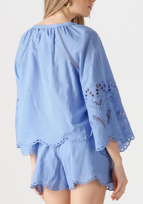 Blauwe SCARLETT POPPIES Blouses ASHU TOP - large