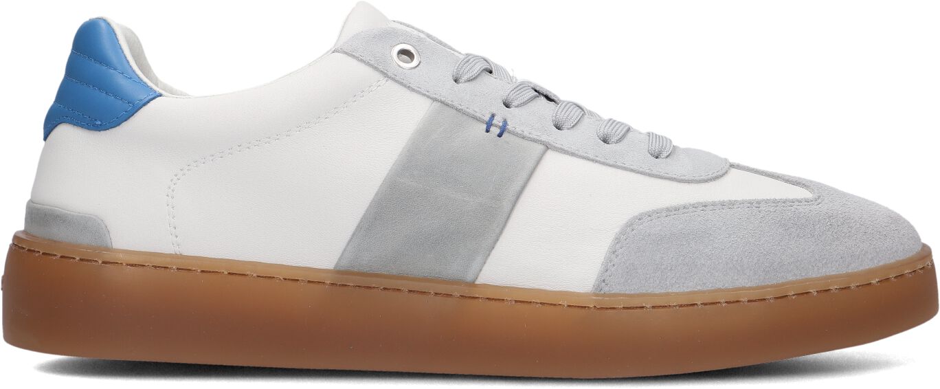 Greve Lage Sneakers Heren Wave, Maat: 41, Materiaal: Leer, Kleur: Wit afbeelding 1