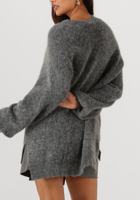 Donkergrijze GESTUZ Trui GZSASI PULLOVER - large