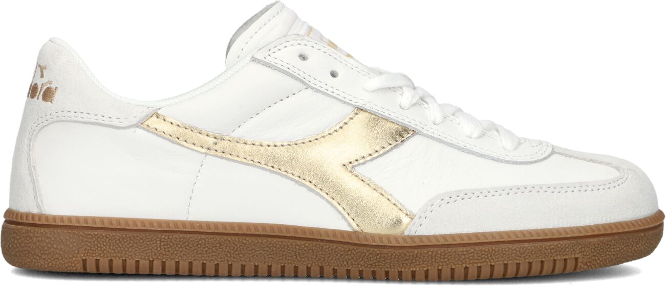 Diadora Heritage Lage Sneakers Dames Trainer Dore, Maat: 37, Materiaal: Leer, Kleur: Wit