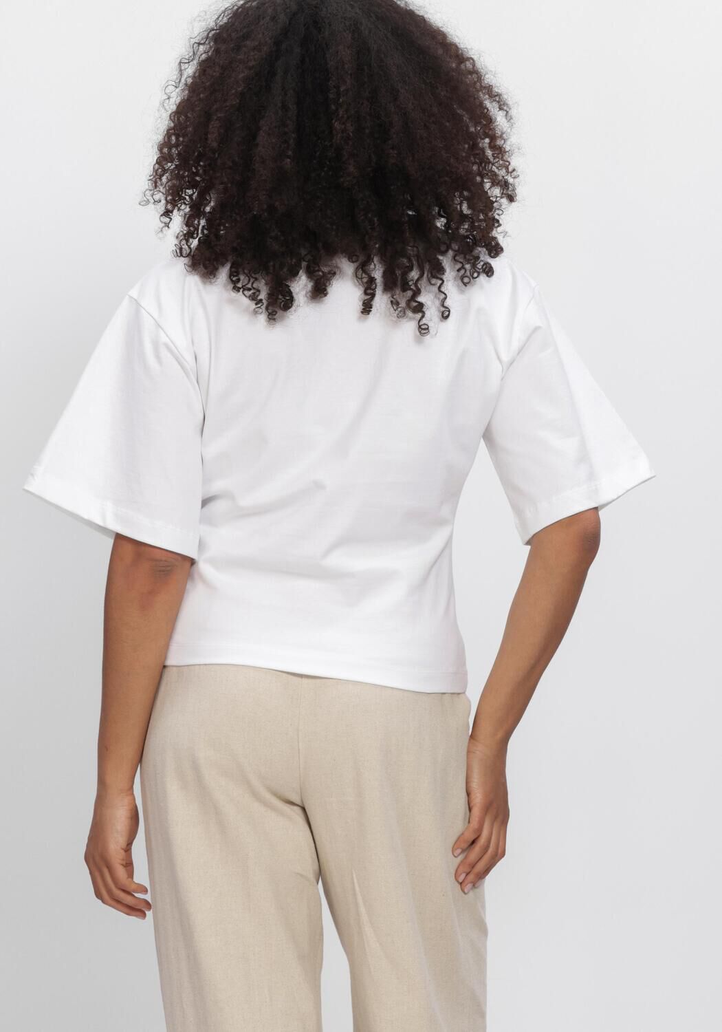 Witte CO'COUTURE T-shirt ZENGACC TEE O-NECK - large