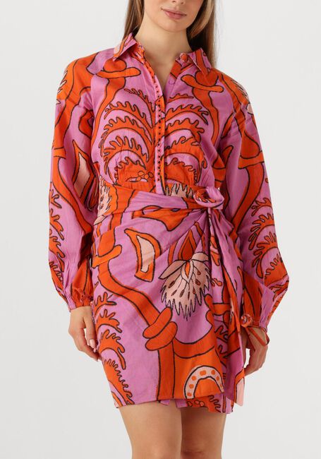 Oranje IBANA Mini jurk DALISHI - large