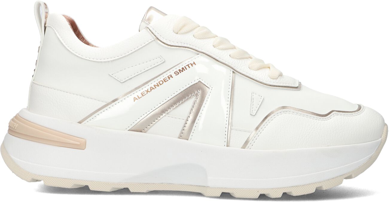 Alexander Smith Lage Sneakers Dames 2047, Maat: 36, Materiaal: Leer, Kleur: Wit