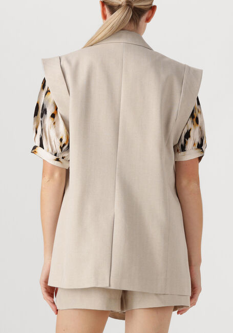 Beige CO'COUTURE Blazer LISACC LINEN WING VEST - large