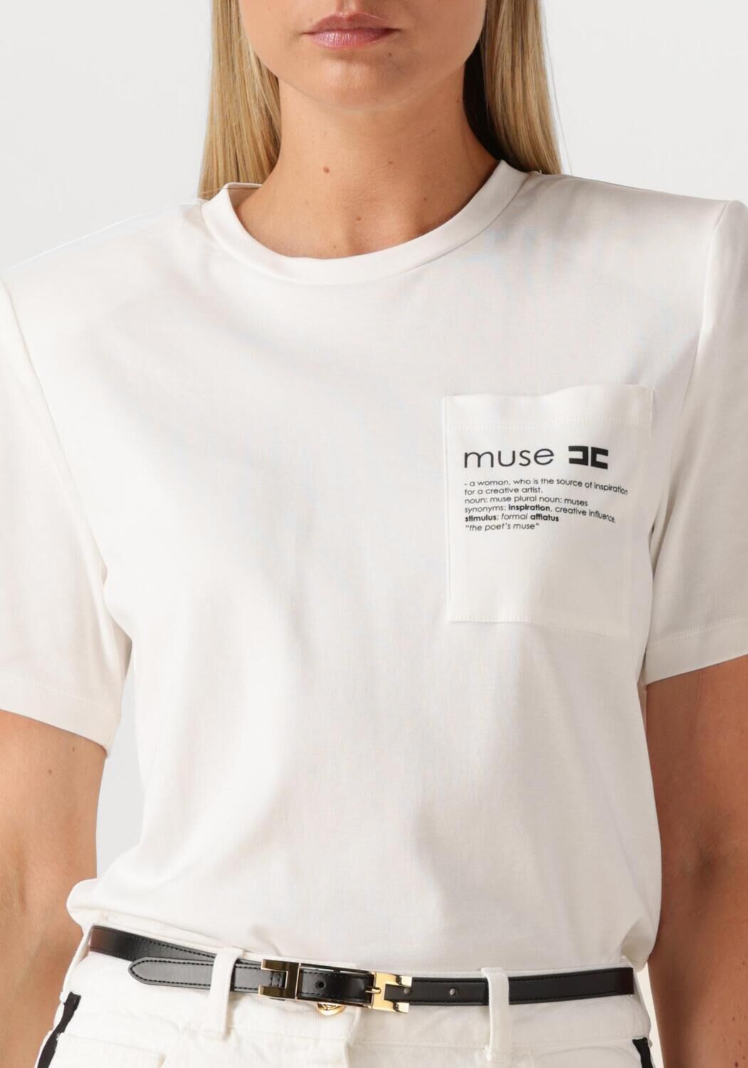 Witte ELISABETTA FRANCHI T-shirt T SHIRT - large