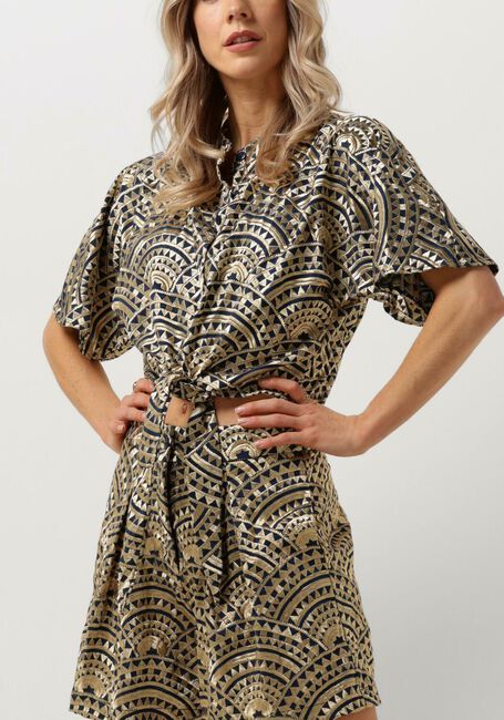 Donkerblauwe GREEK ARCHAIC KORI Blouses 350111 - large