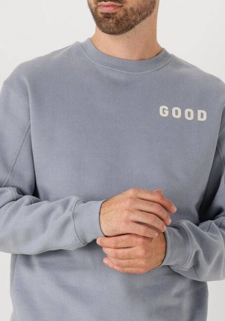 Blauwe THE GOODPEOPLE Sweater LTEDDY - large