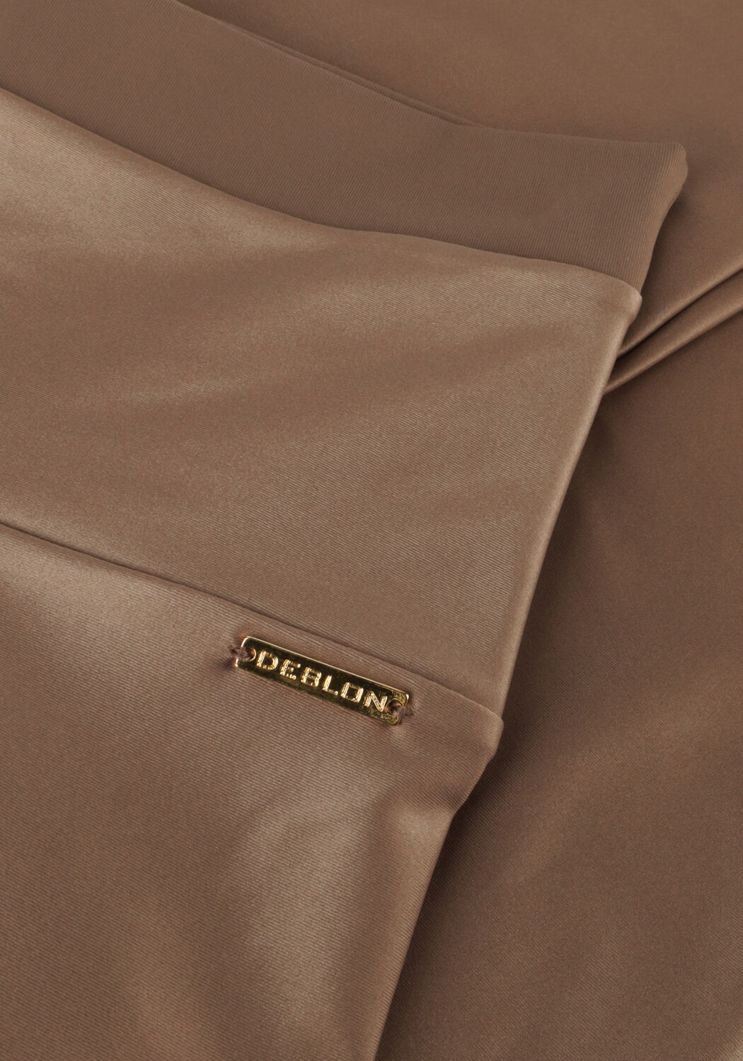 Taupe DEBLON SPORTS Legging CLARA SHINE LEGGINGS HIGH WAISTBAND - large