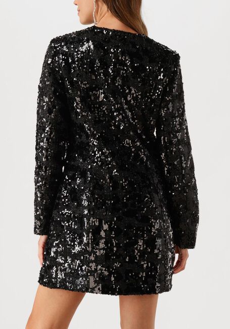 Zwarte SECOND FEMALE Mini jurk FLAKES DRESS - large