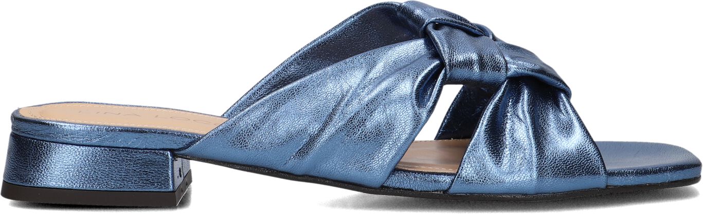 Lina Locchi Slippers
Dames L1399, Maat: 41, Materiaal: Leer, Kleur: Blauw