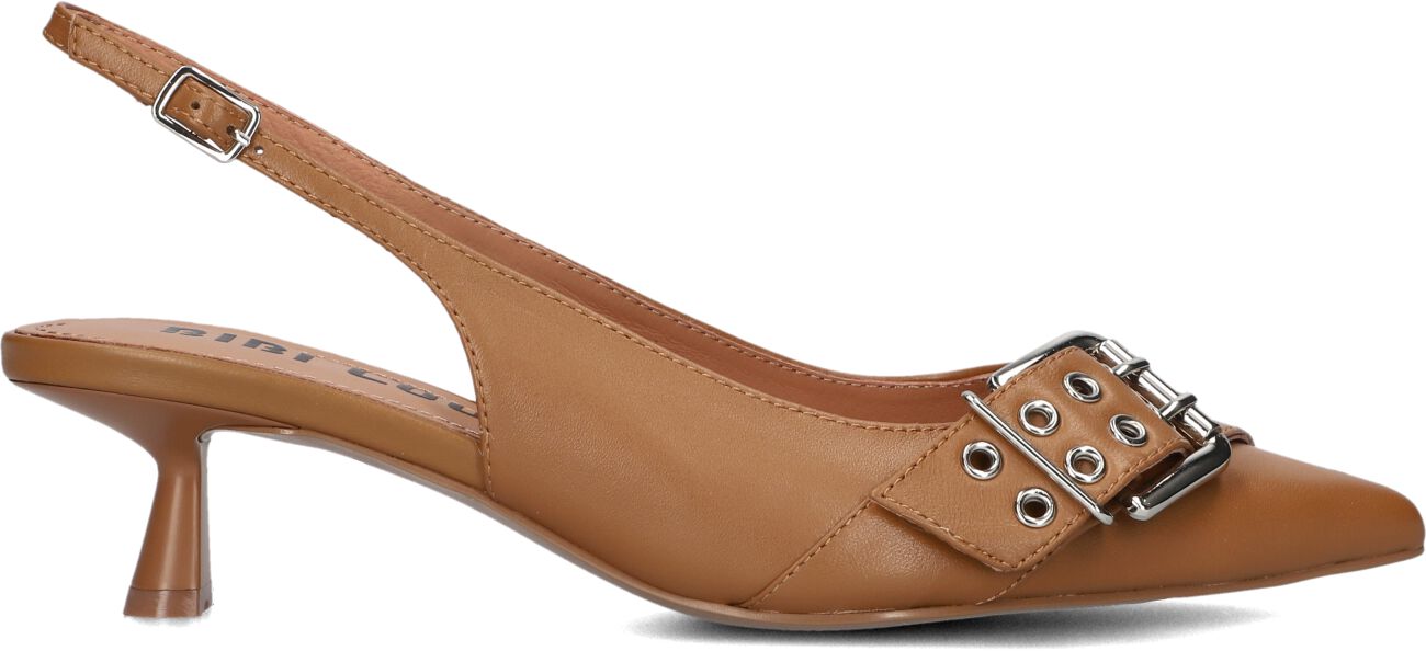 Bibi Lou Slingbacks Dames 521z10vk, Maat: 36, Materiaal: Leer, Kleur: Cognac