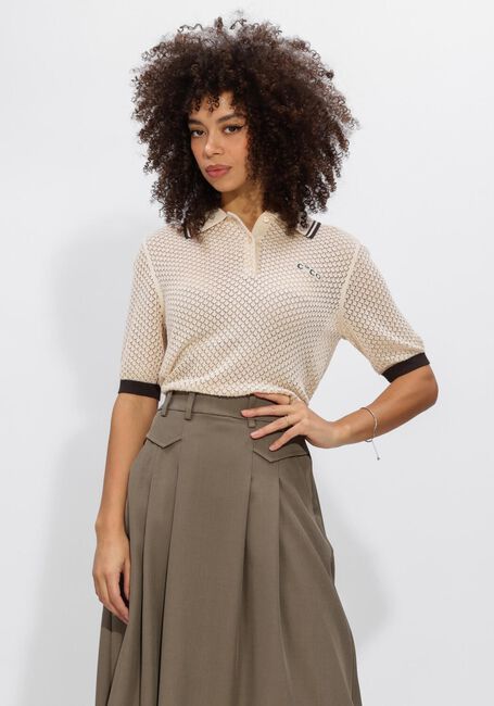 Ecru CO'COUTURE Trui LUECC POLO KNIT - large