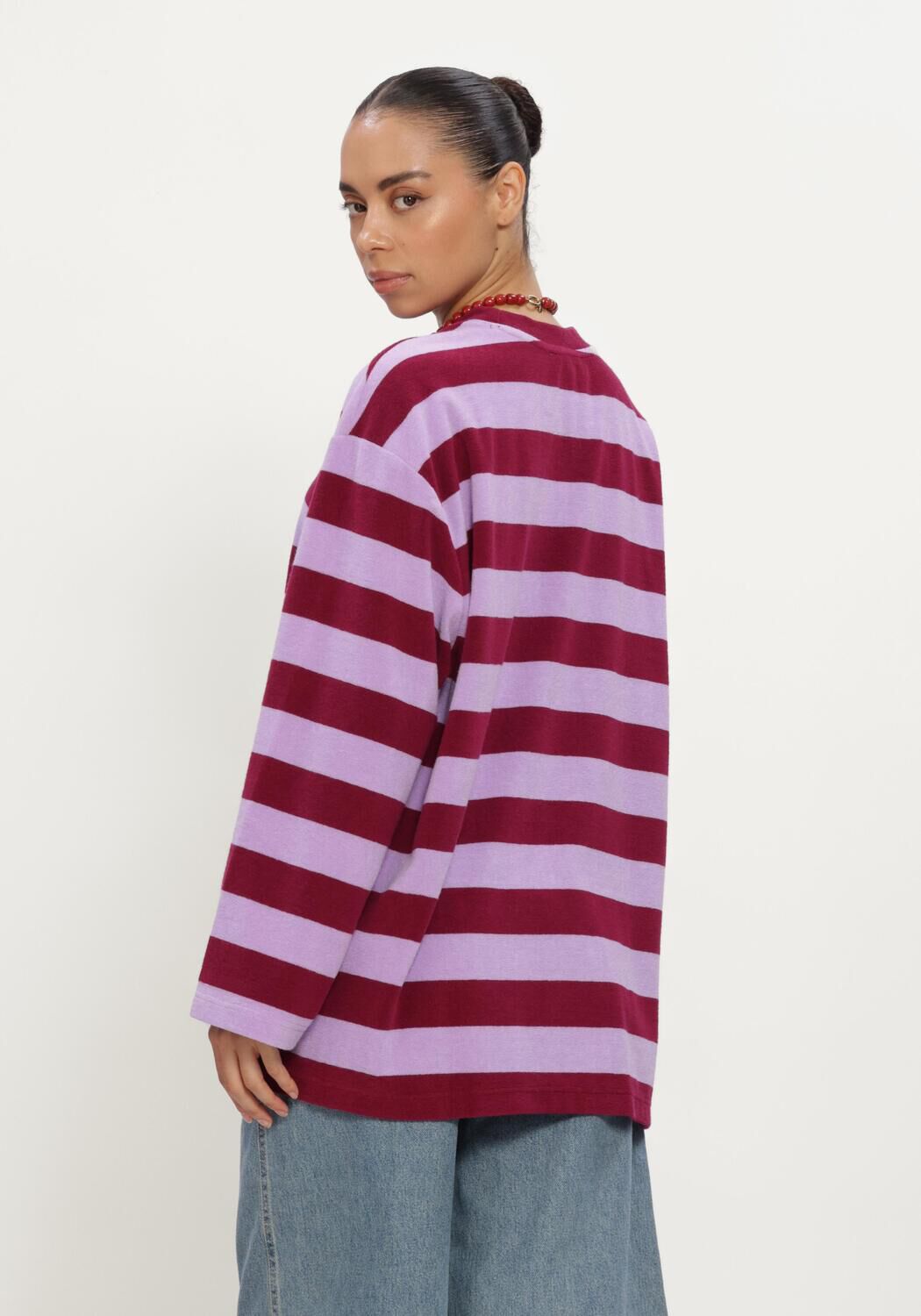 Bordeaux STIEGLITZ Sweater SELLIE TERRY - large