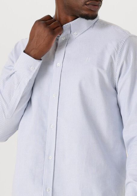 Lichtblauwe LES DEUX Casual overhemd KONRAD OXFORD SHIRT MEN - large