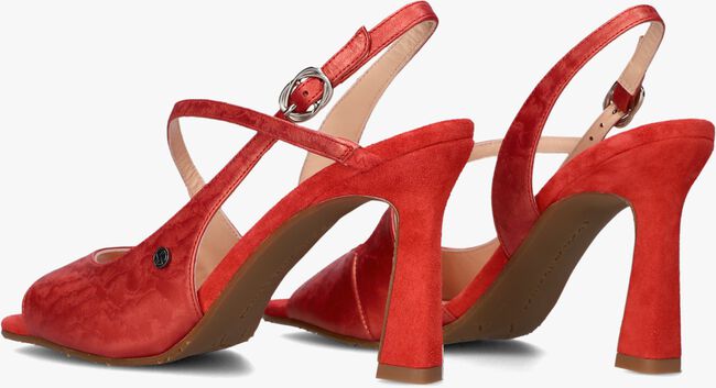 Rode FLORIS VAN BOMMEL Slingbacks SFW-90065 Rode FLORIS VAN BOMMEL Slingbacks SFW-90065 - large