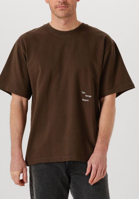Bruine THE SAVAGE REPORT T-shirt TSR LOGO BAR - large