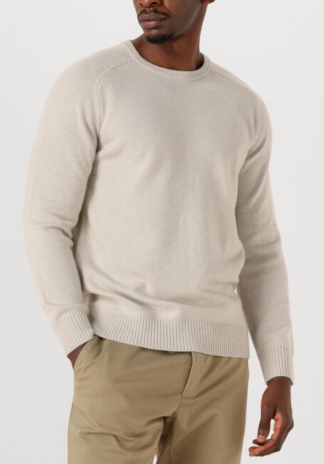 Creme STEFANO LAURAN Trui CREW L - large