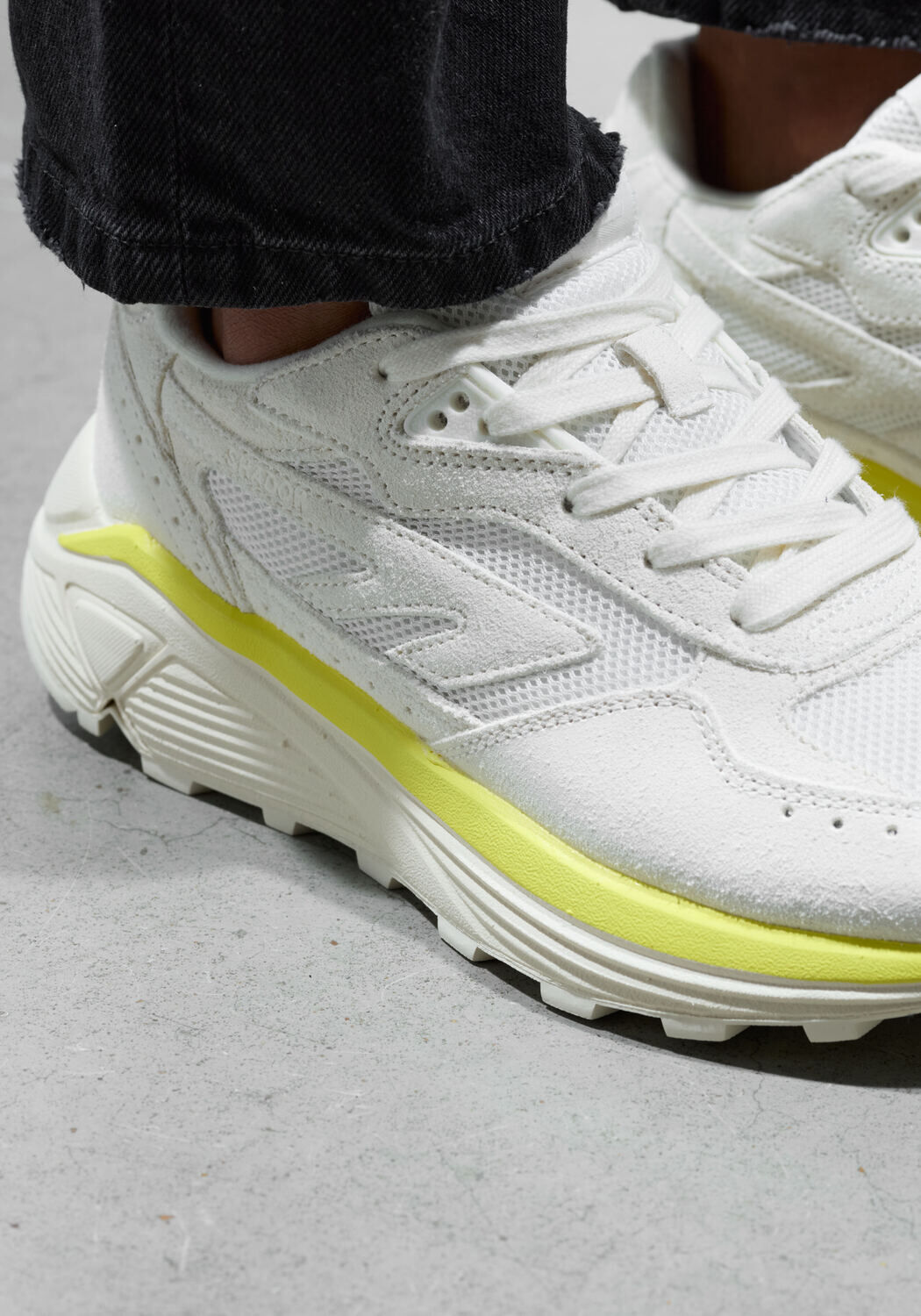 Beige HI-TEC Sneakers HTS SHADOW RGS POPLINE - large