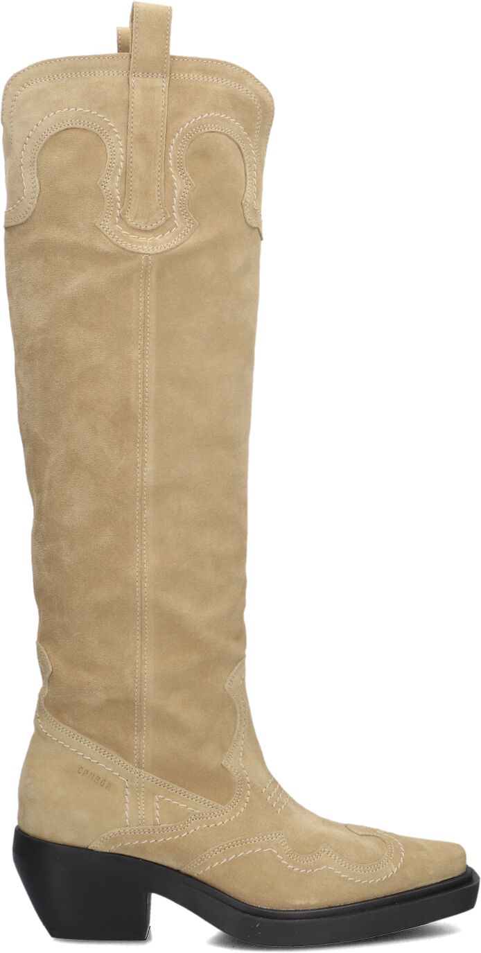 Copenhagen Studios Cowboylaarzen Dames Cph286, Maat: 39, Materiaal: Suède, Kleur: Beige