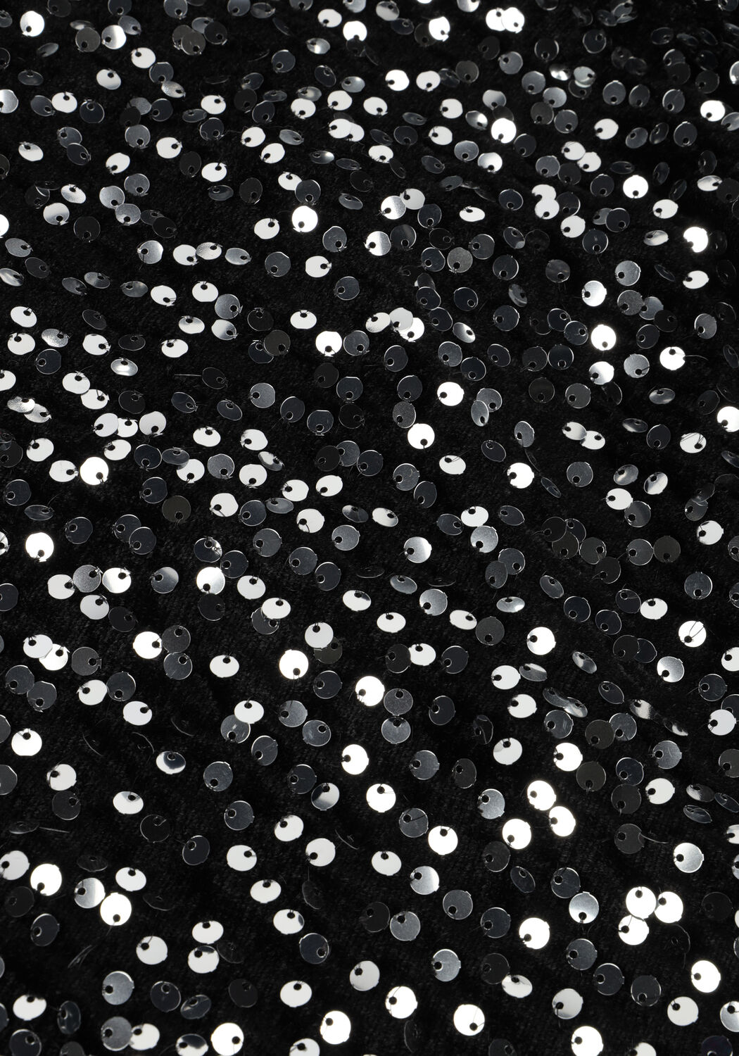 Zwarte CO'COUTURE Mini jurk SERENACC SEQUIN DRESS - large