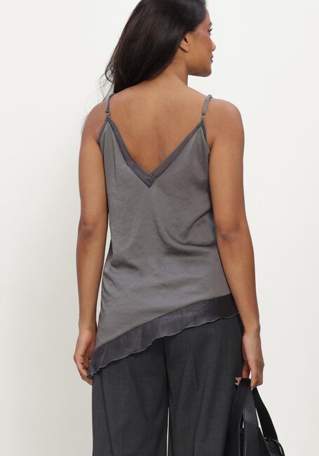 Grijze LUISA CERANO Top SATIN-ORGANZA-TOP - large
