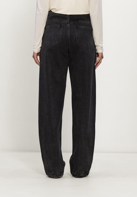 Zwarte HAUTE L'AMITI&Eacute; Straight leg jeans FLIP WAIST RIVET TALL JEANS - large