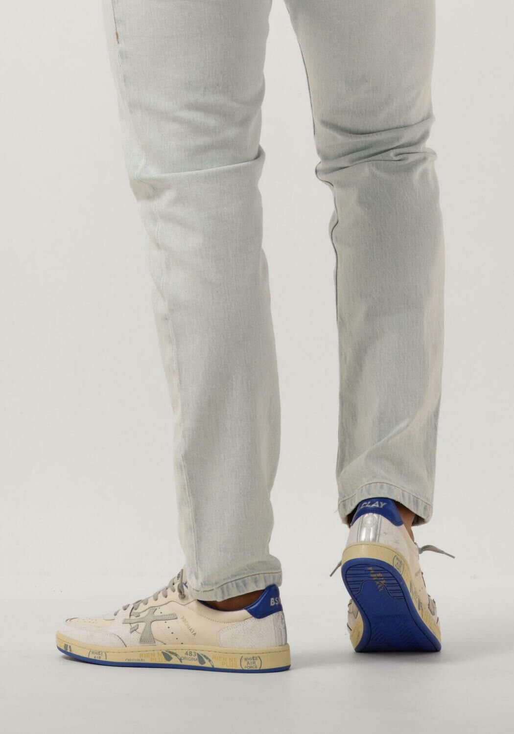 Witte PREMIATA Lage sneakers CLAY - large