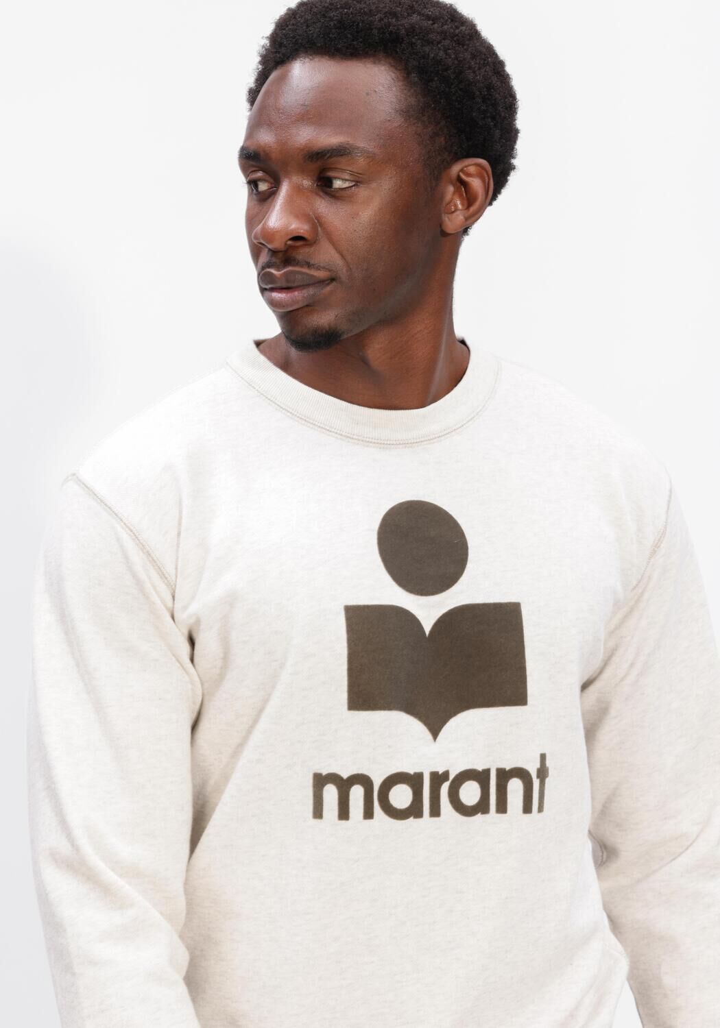 Ecru ISABEL MARANT Sweater MIKOY SWEAT SHIRT - large