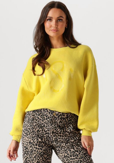 Gele SUMMUM Sweater SWEATSHIRT VINTAGE SWEAT - large