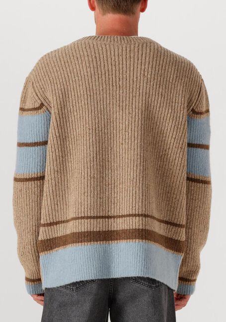 Beige AMI PARIS Trui COLLEGE SWEATER - large