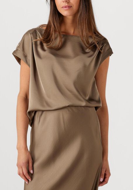 Bruine DANTE6 Top ROAM SATIN DRAPEY TOP - large